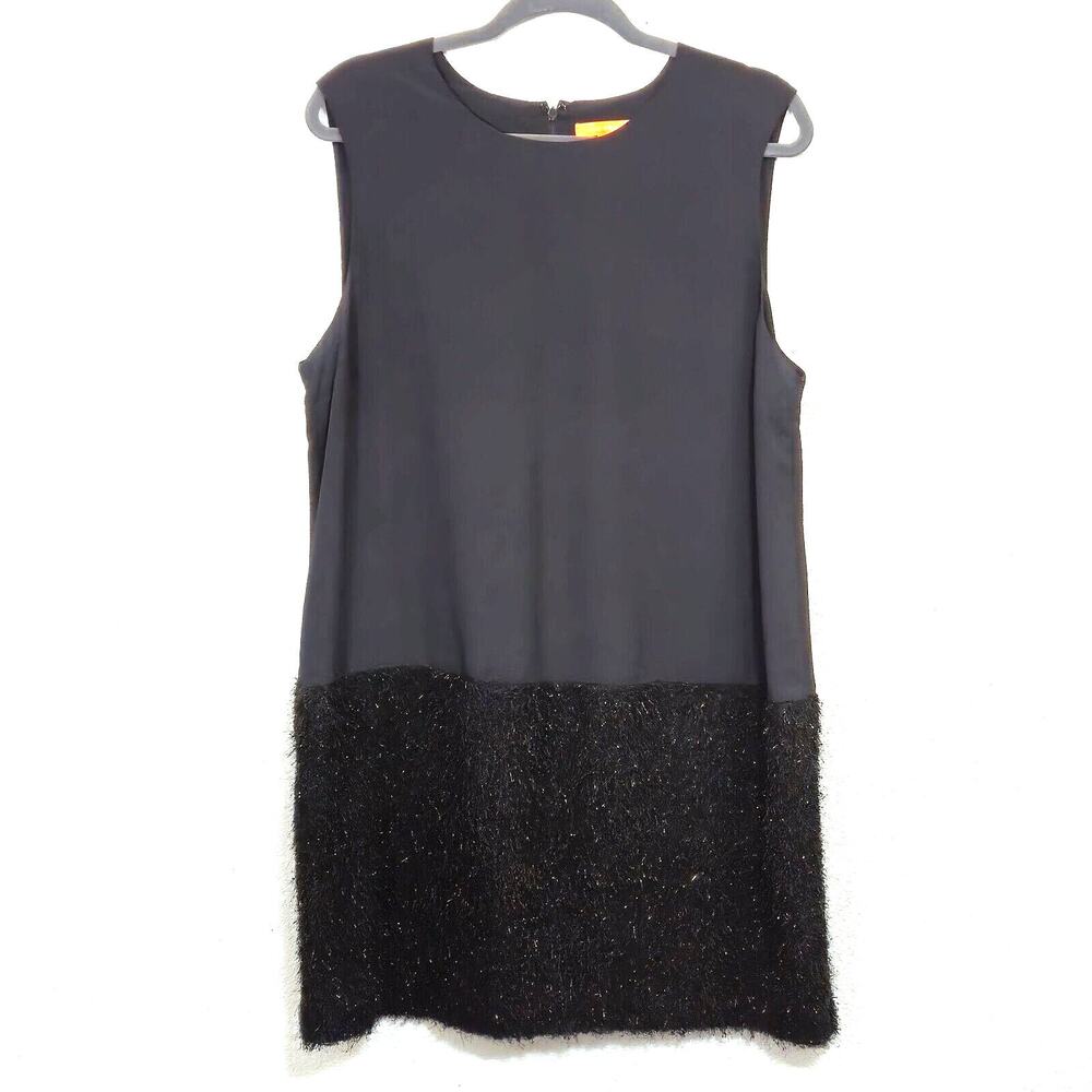 Joe Fresh Sleeveless Cocktail Dress Black Size 14 Romantic Simple Sleek